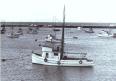 Fishing Boats at Anchor Monterey Harbor, Monterey California 1970, Copy Righted 1970 © Bruce Perdue, All rights reserved